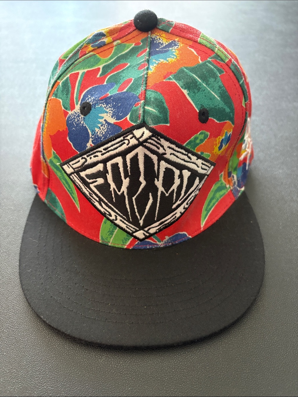 FATAL Snapback Hat with Black Brim
